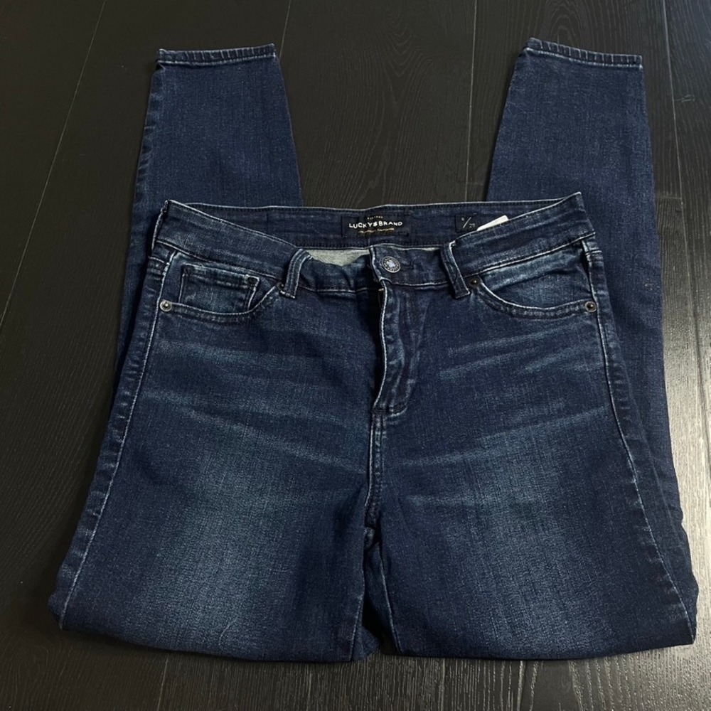 Lucky Brand Ava Legging Jeans Women's Size 6 28 Dark‎ Wash Denim